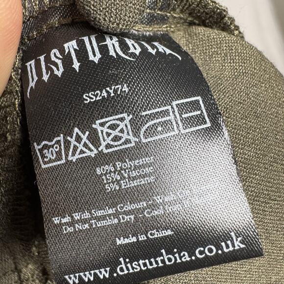 New Disturbia Huldra Embroidered Midi Dress Sz 14 US - Picture 11 of 11